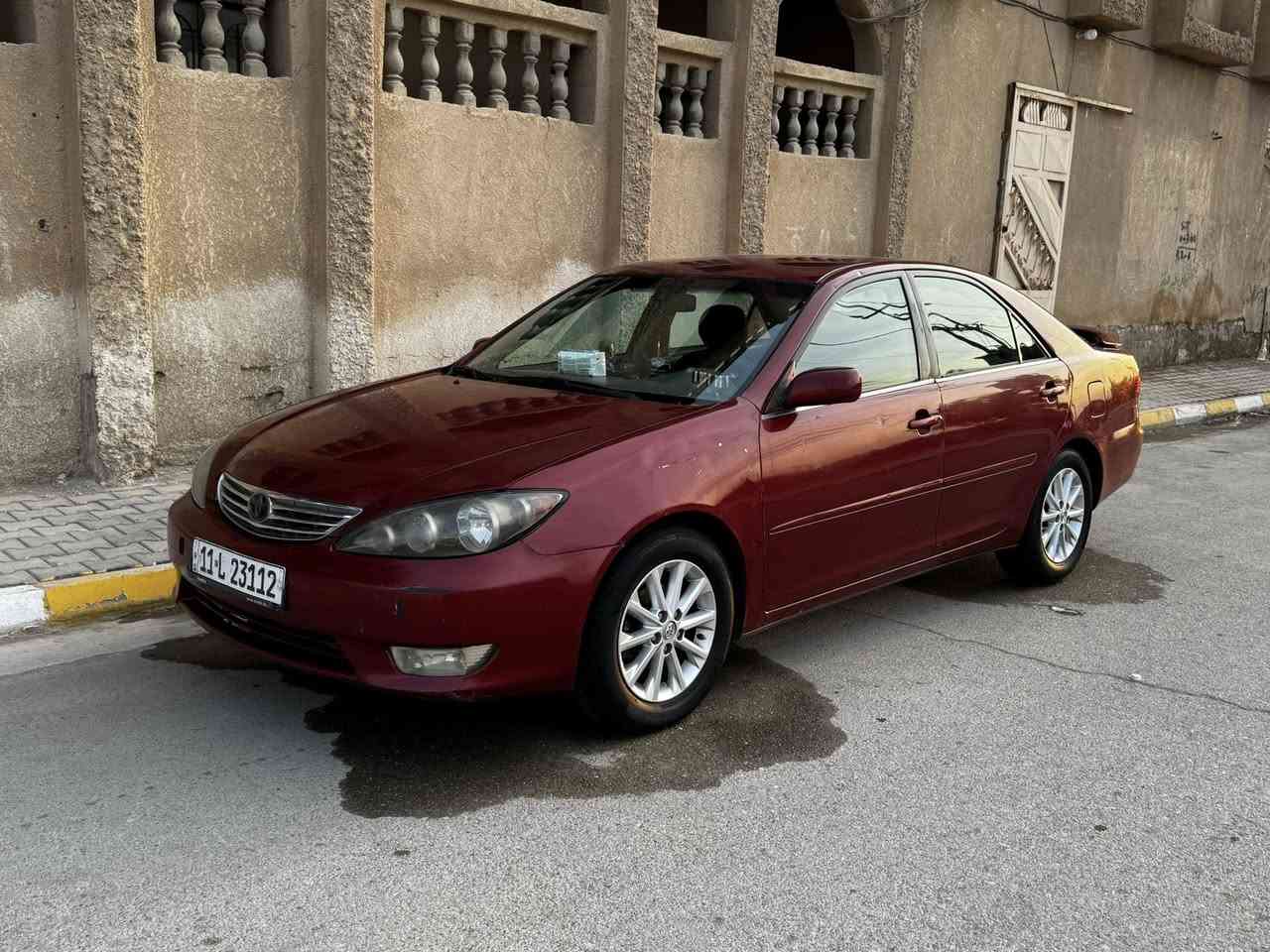 كامري 2006 وارد امريكي حادثها باب عكس السايق مرشوشه گلير اثر جراد 
مكينه 2400 اربعه سلندر الاقتصادي 
شاشه تك جهه تحكم استيرن 
تخم تاير جديد 
رقم انگليزي مميز تحويل ثاني يوم 
سعر 89$ وبيها مجال 
مكاني كوت مركز المدينه 
‭0777 024 3607‬
