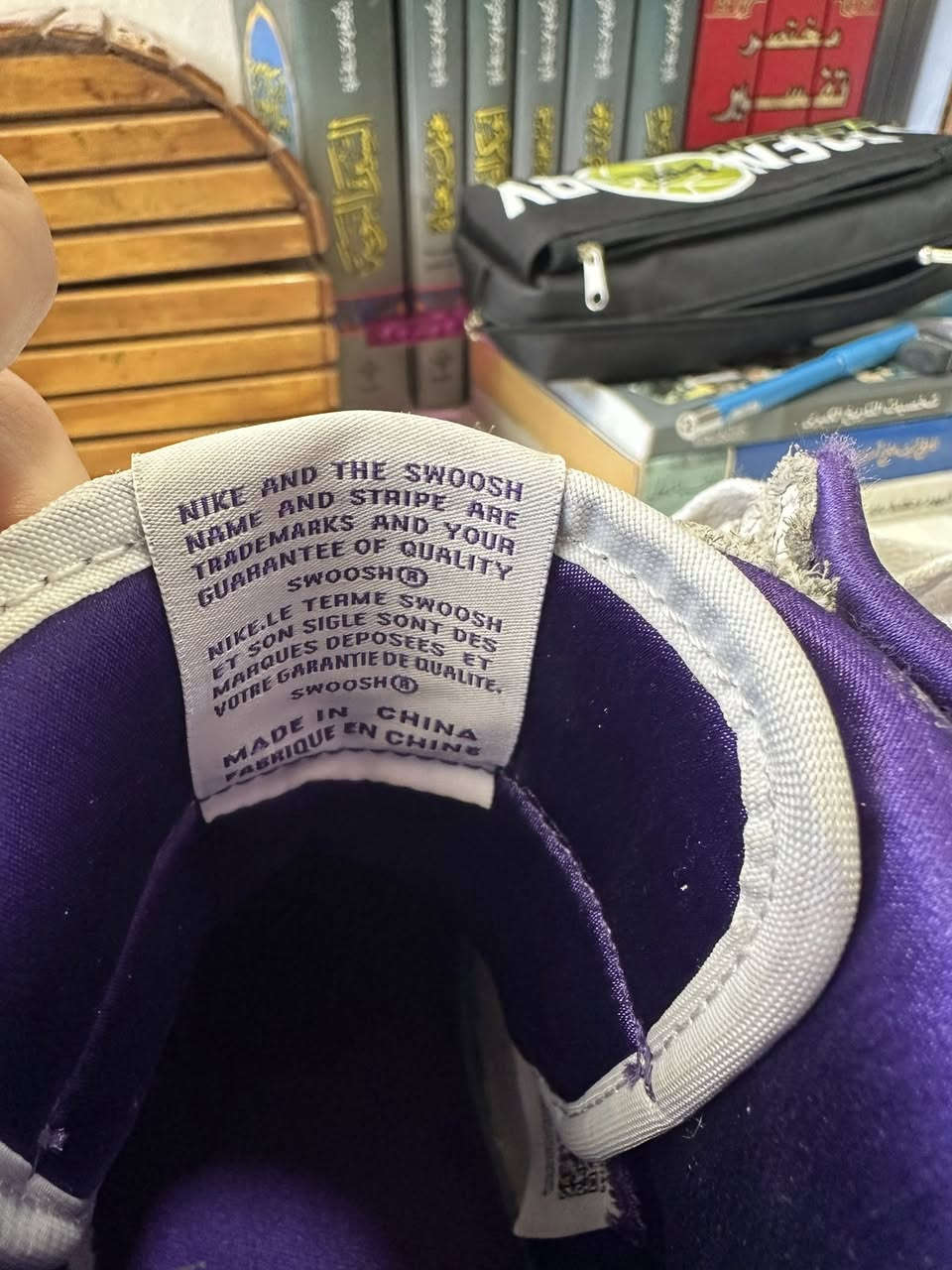 حذاء نايكي اصلي من طراز نايكي اير جوردن  1 ريترو هاي كوت بيربل السعر 60دولار للمهتم خاص


**إذا كنت صاحب هذا الإعلان وتريد حذفه لأي سبب، رجاءا أرسل رسالة إلى الدعم الفني**