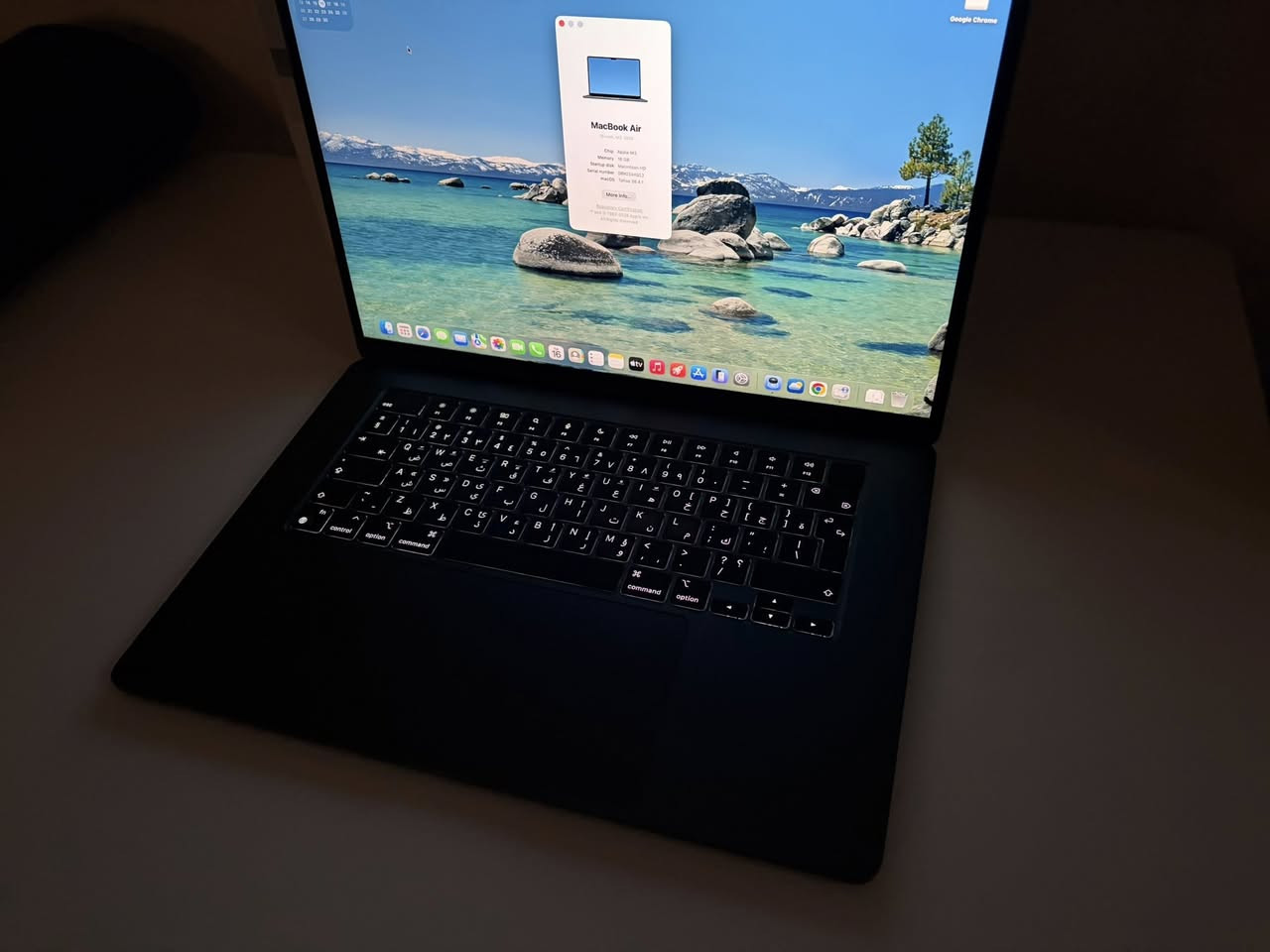: ماك بوك اير M3 للبيع عربي شرق اوسط *
✅ اللون: نيلي (Midnight) المميز
✅ معالج Apple M3
✅ رام 16GB
✅ تخزين 256GB SSD
🖥️ شاشة 15.3 إنش
✅ نظافة 100% بدون أي خدش أو عيب
🔁 عدد دورات شحن البطارية: 130 فقط
✅ الجهاز استخدام شخصي وخفيف شرق اوسط كيبورد عربي بلادي مو حفر ولا ليزر

الجهاز استخدام شخصي نظيف جداً وجاهز بدون أي ملاحظات.

💰 السعر: 1320 الف فقط

عنواني بغداد -  واتساب ***********
