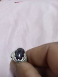 ياقوته • محبس ناعم • خنصر مقاس 30