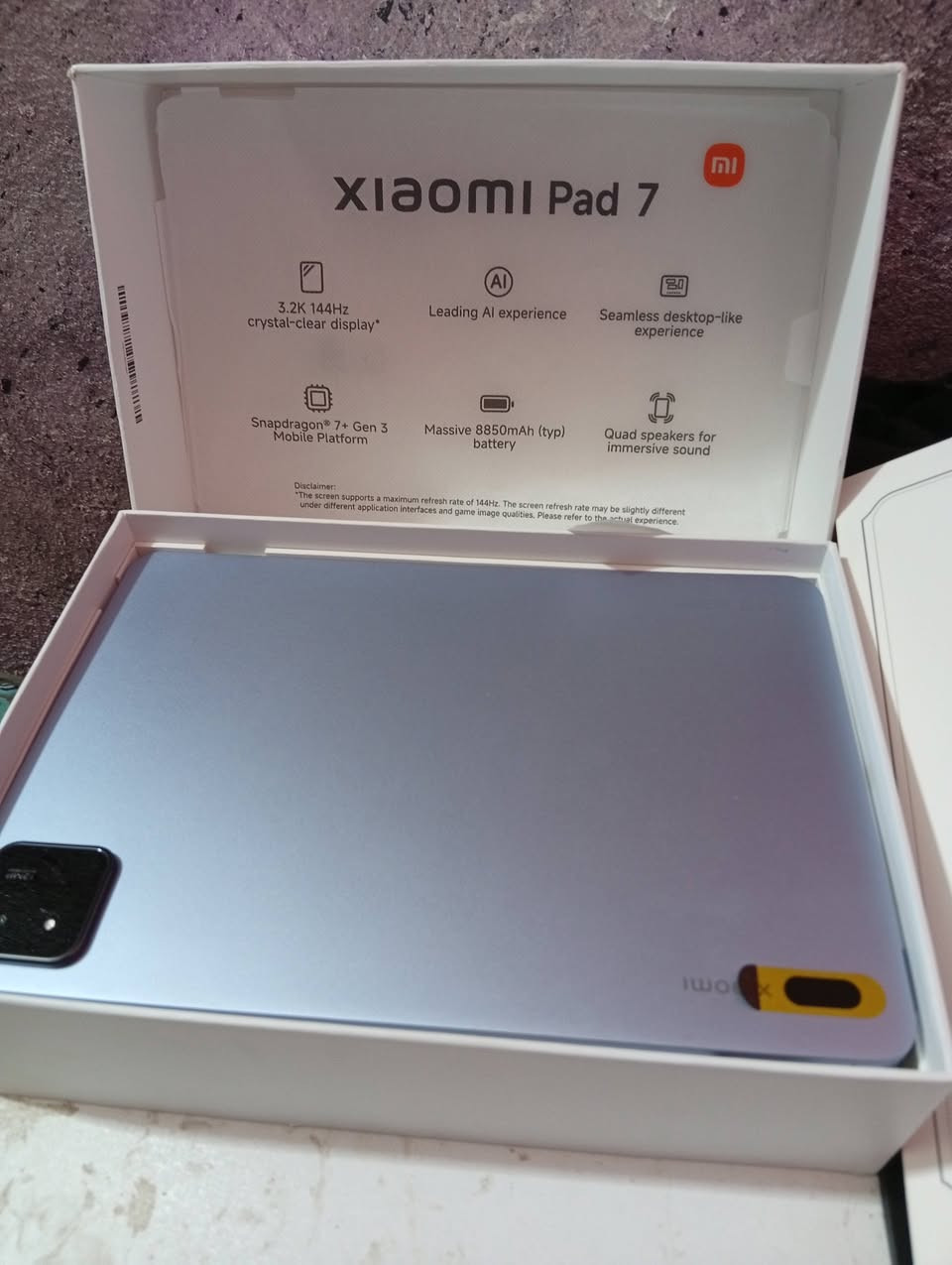 جهاز جديد وضع الوكاله ضمان سنه و تاريخ الشراء 4 اشهر للدراسه وصل وكارتونه وشاحنه وكفر وكل غراضه الابلاد موجوده
نسبه البطاريه 100% ودورات الشحن 70
موجوده مواصفاته بل يوتيوب او الذكاء الاصطناعي
السعر 450 رجائا لحد يكسر بل سعر اكو مستعملات واخذ هذا جديد مجرد فتح كارتونه
رقم تلفون اتصال/واتساب
***********
(مستعجل على بيعته)
