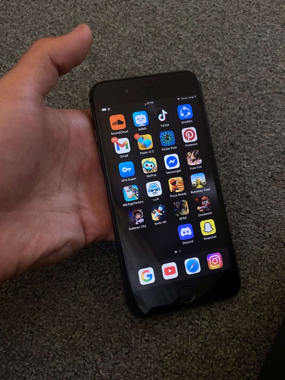 ايفون 8 بلص
للبيع او مراوس 
السعر 100
نضيف كلش 
بس بطارية 67 بلادي


**إذا كنت صاحب هذا الإعلان وتريد حذفه لأي سبب، رجاءا أرسل رسالة إلى الدعم الفني**