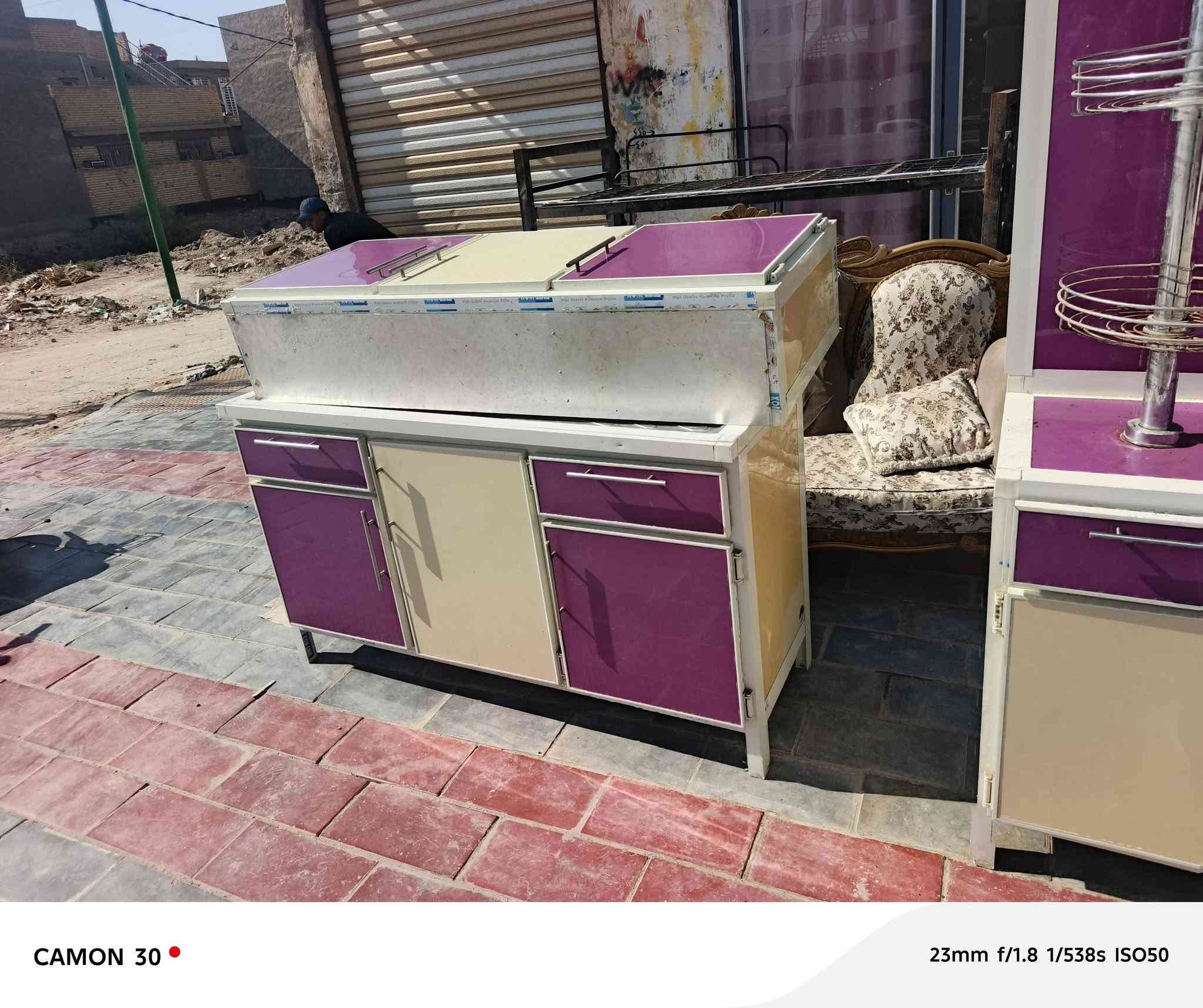 السلام عليكم كاونتر اخو الجديد ٦قطع  للبيع العنوان ام الهوى مقابيل شارع الحمداني  ***********
