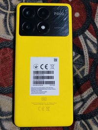 بوكو x6برو 5G الذاكره 512  الرام الداخلي12+12  ببجي120فريم نظافه 98 مل...