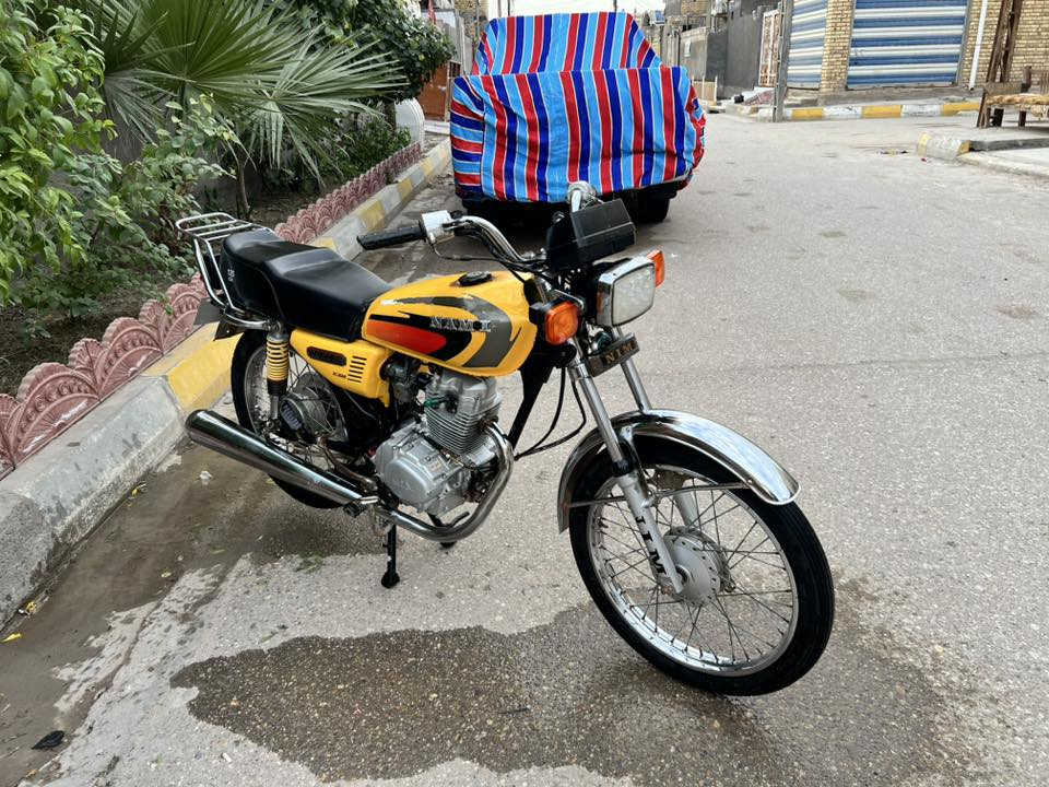 السلام عليكم دراجه نامه للبيع مديل 21 وراق اصولي  كهربائيات كلهه شغاله كل نقص مابيهه جاهزه مكاني ناصريه مركز()*********** السعر ٦٥٠ وبيها مجال للطيبين
