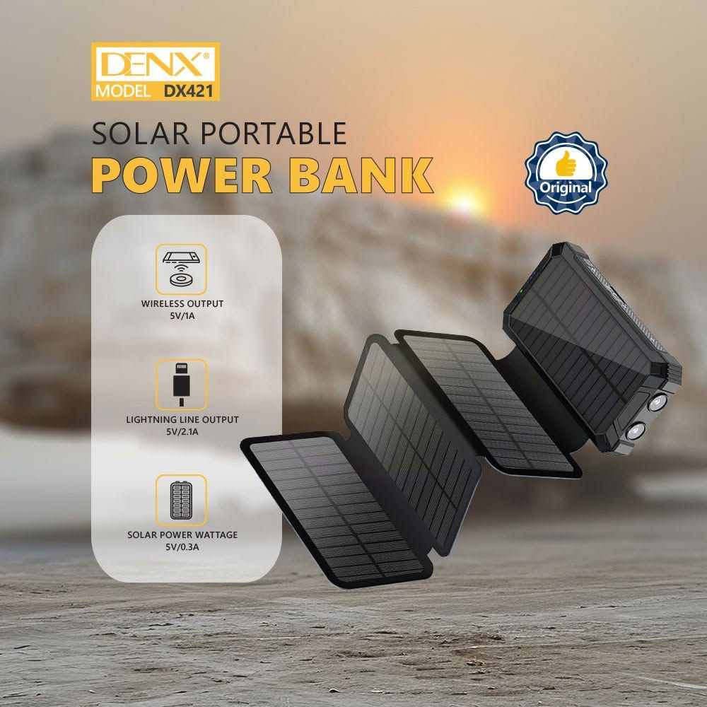 💡 المميزات:
1️⃣ سعة جبّارة 20000mAh
 يكفي يشحن تلفونك أكثر من مرة، ويخليك ما توقف عن استخدام أجهزتك.
2️⃣ شحن لاسلكي + سلكي
 تقدر تحط تلفونك فوقه للشحن اللاسلكي، أو تستخدم المنافذ المتعددة للشحن السريع.
3️⃣ طاقة شمسية احتياطية
 حتى لو ما عندك كهرباء، الشمس بتكفيك تشحنه وتشغّله وين ما كنت.
4️⃣ منافذ متعددة تناسب كل الأجهزة
 USB، Type-C، Lightning، وMicro USB – متوافق مع أغلب الهواتف والأجهزة.
5️⃣ قوي ومتين
 تصميم عملي باللون الأسود، مثالي للرحلات، السفر، أو الاستخدام اليومي.
📦 التفاصيل السريعة:
 🔹 السعة: 20000mAh
 🔹 اللون: أسود
 🔹 الشحن اللاسلكي: 5 فولت / 1 أمبير
 🔹 الطاقة الشمسية: 5 فولت / 0.3 أمبير
 🔹 منافذ الإخراج:
USB: 5 فولت / 2.1 أمبير
Type-C: 5 فولت / 3.1 أمبير
Micro USB: 5 فولت / 2.1 أمبير
Lightning: 5 فولت / 2.1 أمبير
✨ مع هالباور بانك.. ما تشيل هم البطارية أبدًا، سفر، دوام، أو حتى طلعات برية – جهازك دوم مشحون!https://damenkom-orders.com?id=9a7ad21d-7477-4e59-a04b-760ba9040f7f


**إذا كنت صاحب هذا الإعلان وتريد حذفه لأي سبب، رجاءا أرسل رسالة إلى الدعم الفني**