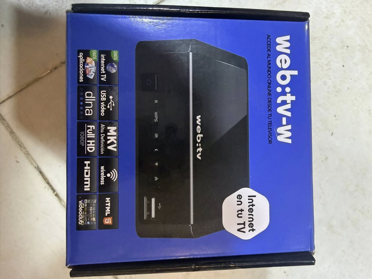 اخوان شنو منو ما اعرف بس مبينه قطعه فول ومواصفات تخبل
هذا هو جهاز استقبال تلفزيون الإنترنت web:tv-w. وفيما يلي بعض ميزاته الرئيسية: 
الوصول إلى الإنترنت من التلفزيون
دعم فيديو USB
تشغيل MKV
دقة عالية Full HD 1080P
اتصال لاسلكي و HDMI

على اول تم ب10 وبالعافية (سعرة 50 دولار بالنت )


**إذا كنت صاحب هذا الإعلان وتريد حذفه لأي سبب، رجاءا أرسل رسالة إلى الدعم الفني**