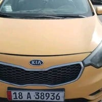 كيا فورتي موديل 2016 سياره جاهزه ما بيها اي نقص تبريد ثلج  والسونار ما...