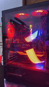 تجميعه مرتبة وحلوة ونضيفة Gpu Rtx3060   Cpu Intle i5 1400  Psu 550  Ra...