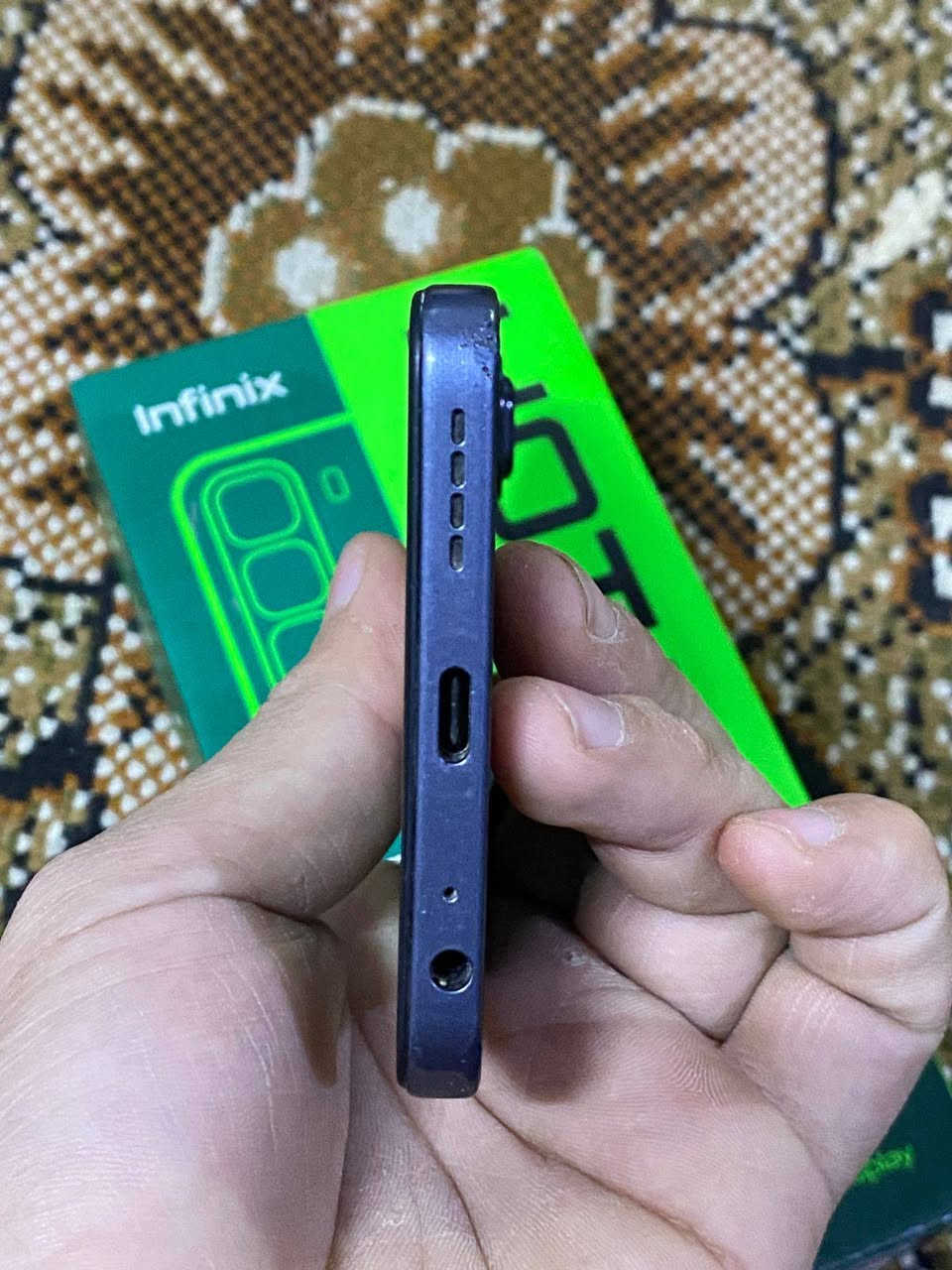 تليفون للبيع انفنكس  هوت50 ذاكره256
السعر180


**إذا كنت صاحب هذا الإعلان وتريد حذفه لأي سبب، رجاءا أرسل رسالة إلى الدعم الفني**