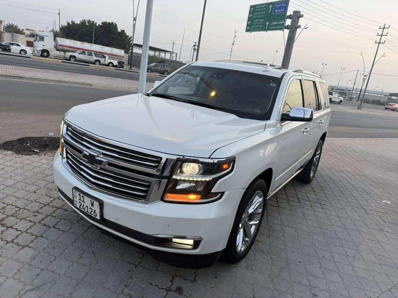 يالله السلام عليكم تاهو 2018 برايمر فول للخير اعلى فائه وارد مريكي جاملغ امامي بدون دواخل ولا ارباك كير مكينه كفاله ماشيه 71 الف فقط رقم بغداد تحويل مباشر سياره جاهزه من كلشي كير مكينه كارتون حداديه طوبه تبريد ثلج تخم تاير الاصلي جديد احب اذكر المواصفات نادرن تجي هيج مواصفات عنوان البصره السعر 335 
***********
