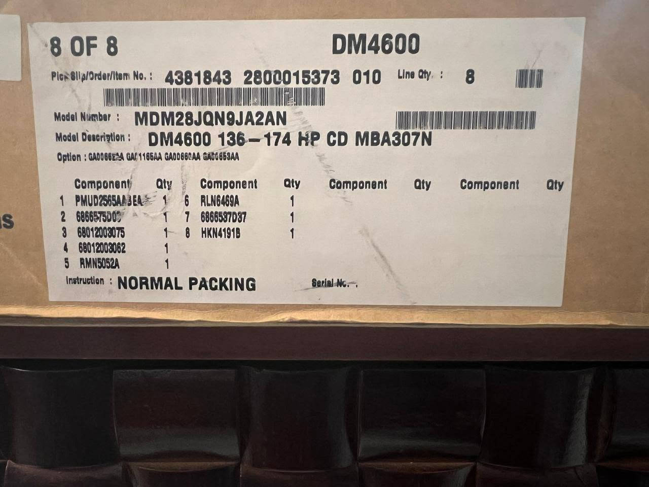 جهاز حاكية للبيع لا سلكي 
الموديل: DM4600
رقم الموديل: MDM28JQN9JA2AN
نطاق التردد: 136–174 MHz (VHF)
القدرة: High Power (قدرة إرسال عالية)
النوع: جهاز لاسلكي متنقل رقمي/تماثلي للمركبات والقواعد الثابتة.
مميزاته الأساسية:
شاشة ملونة كبيرة.
يدعم الاتصال الرقمي DMR.
يعمل على قنوات VHF (136-174 ميغاهرتز).
جودة صوت قوية ومناسب للشركات والجهات الأمنية والخدمية.
يمكن برمجته لعشرات أو مئات القنوات حسب الإعدادات.
السعر ٢٥٠ 
***********
