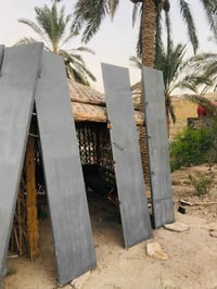 باب دفتري • حديد ثقيل • ٦ قطع ٦٠سم