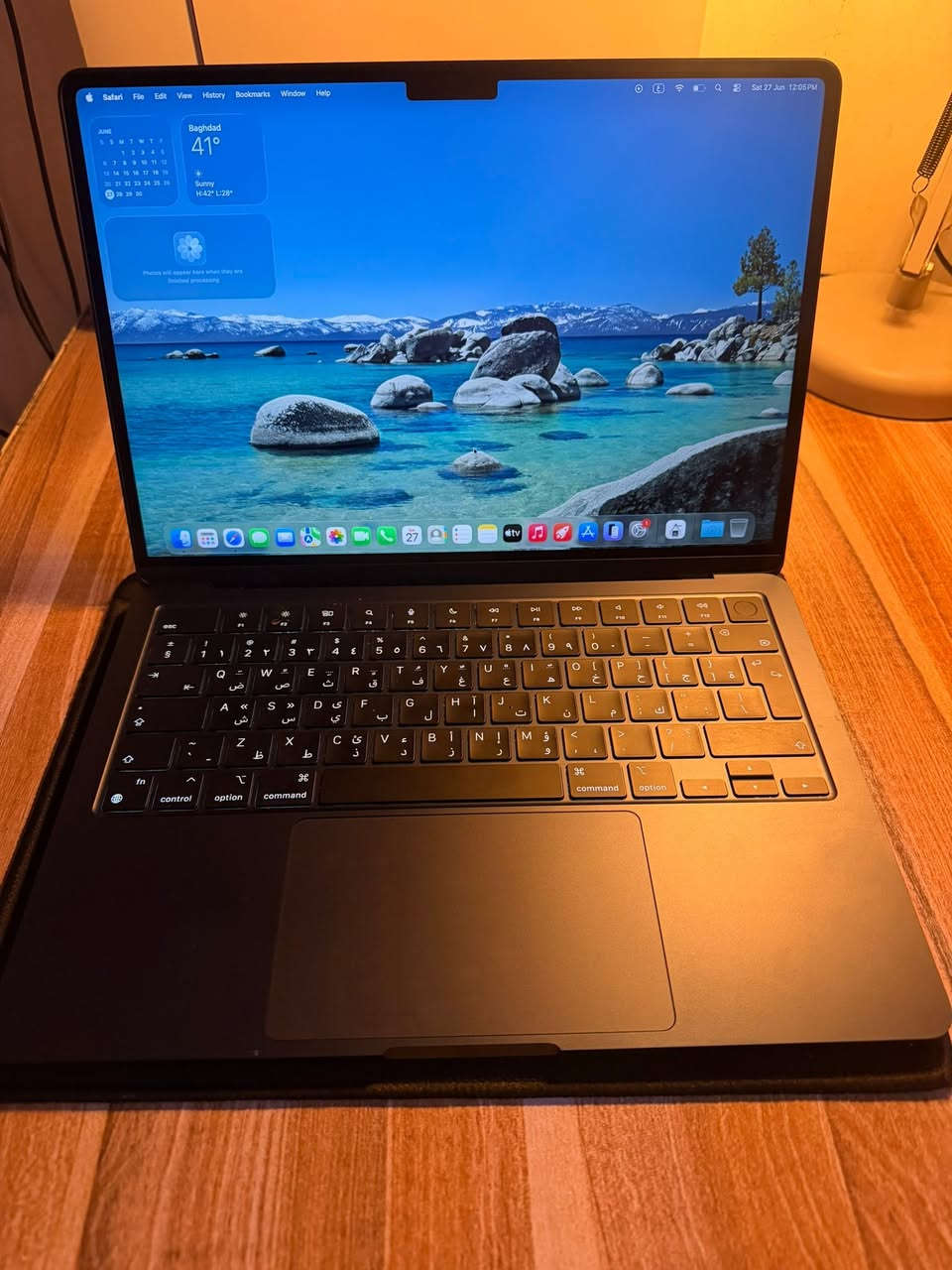 MacBook M2 Air 13 inch 
Ram 8 😘
Hard 512 🔥🔥
عربي شرط اوسط كامل الملحقات ضمان ماستر
نظافة 💯 %
سعر #مليون
اللون Midnight 👌👌
 #للاستفسار__مراسله__الصفحه
#واتساب_***********

