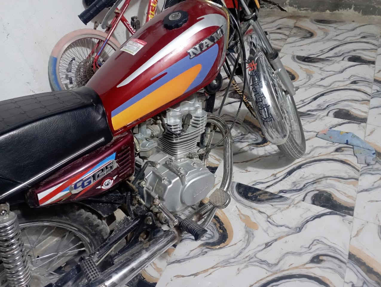 دراجه للبيع نامه موديل 25 مكان الدراجه حله ابو غرق سعر 550 ***********
