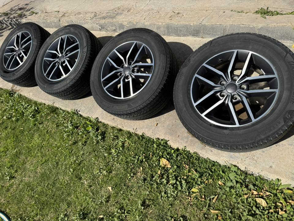 السلام عليكم للبيع

تخم ويل اصلي حجم 18 مال سيارتي موديل 22 

مكفولات حتى من الشخط حيل جدد 100‎%‎ وبيهن اطارات نوع برجستون نتاج 23 سعر 4 $ ورقات 

كشنات تخم مال سومت حيل جدد نضافه 100‎%‎ مكفولات حتى من الزلغ سعرهم 4ورقات قفل 

سماعه اصليه 75الف 

***********
