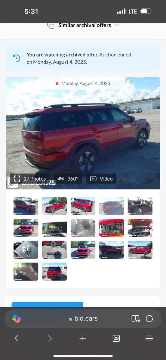 السلام عليكم سنتافيا2025  وارد امريكي
الضرر : صبغ ب دعاميه فقط بدون تبديل اي قطعه والباقي مكفول 

حجم المكينه :1600 تيربو+  هايبرد 

#مواصفات فول عدا الفتحه 

1. شاشه

2. كيجات دجيتل

5. بصمه + دخول ذكي

6.تشغيل عن بعد

7. رادارات 360

8. ايقاف ذاتي

9. ويل كب

10.بكلايت لد 

11.اشاير بالمري

12. هيترات بالكشنات خلفي امامي

13. تحديد مسار

14. نظام ايكو +سبورت + سمارت

15. هند بريك بصمه

16. اوتو هولد

17. لايتات زنون عدسه عالي ناصي

18. رادار امامي

19. صندوك كهرباء 

20. صندوك ذكي يفتح عند الاقتراب

21. ثلاث قطع  تبريد 

22. شفتات بالاستيرن

23. رادار خلفي جانبي

24. حساسات خلفي امامي

26. كشنات جلد تدفئه 

27. كشنات كهرباء 

30.نظام هترك 

32.كشنات خلفي كهرباء

33.سبعه راكب
***********
سعر 265  بيهه مجال

مكاني النجف
مرقم جاهز بغداد
