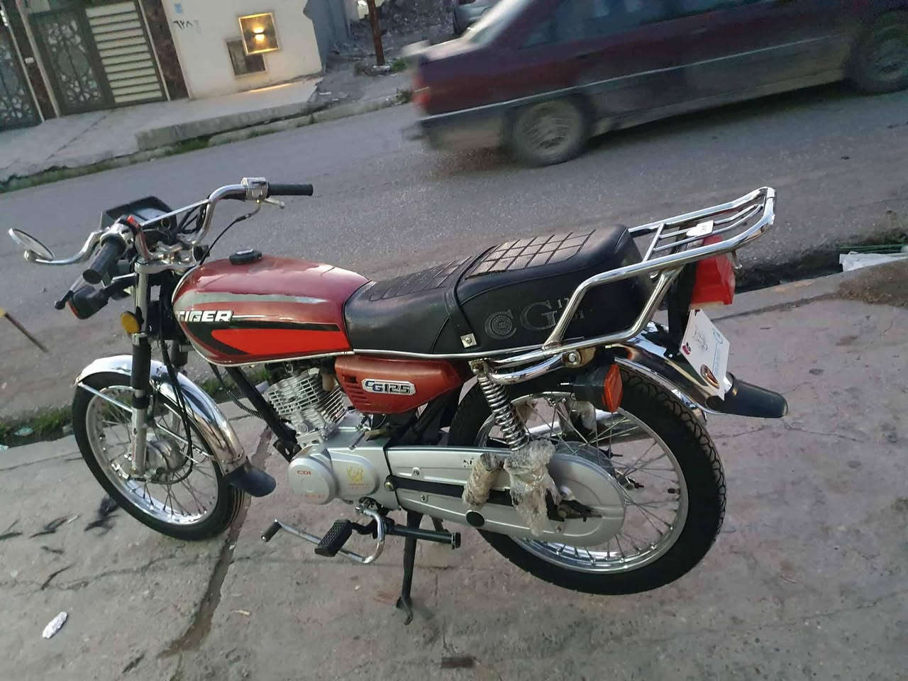 ماطور تايجر للبيع دراج شرط مقفوله كفاله عامه موديل 2019 شراي يجي خاص اول وتصال على رقم الهاتف عنوان موصل السعر 580 رقم الهاتف ***********
