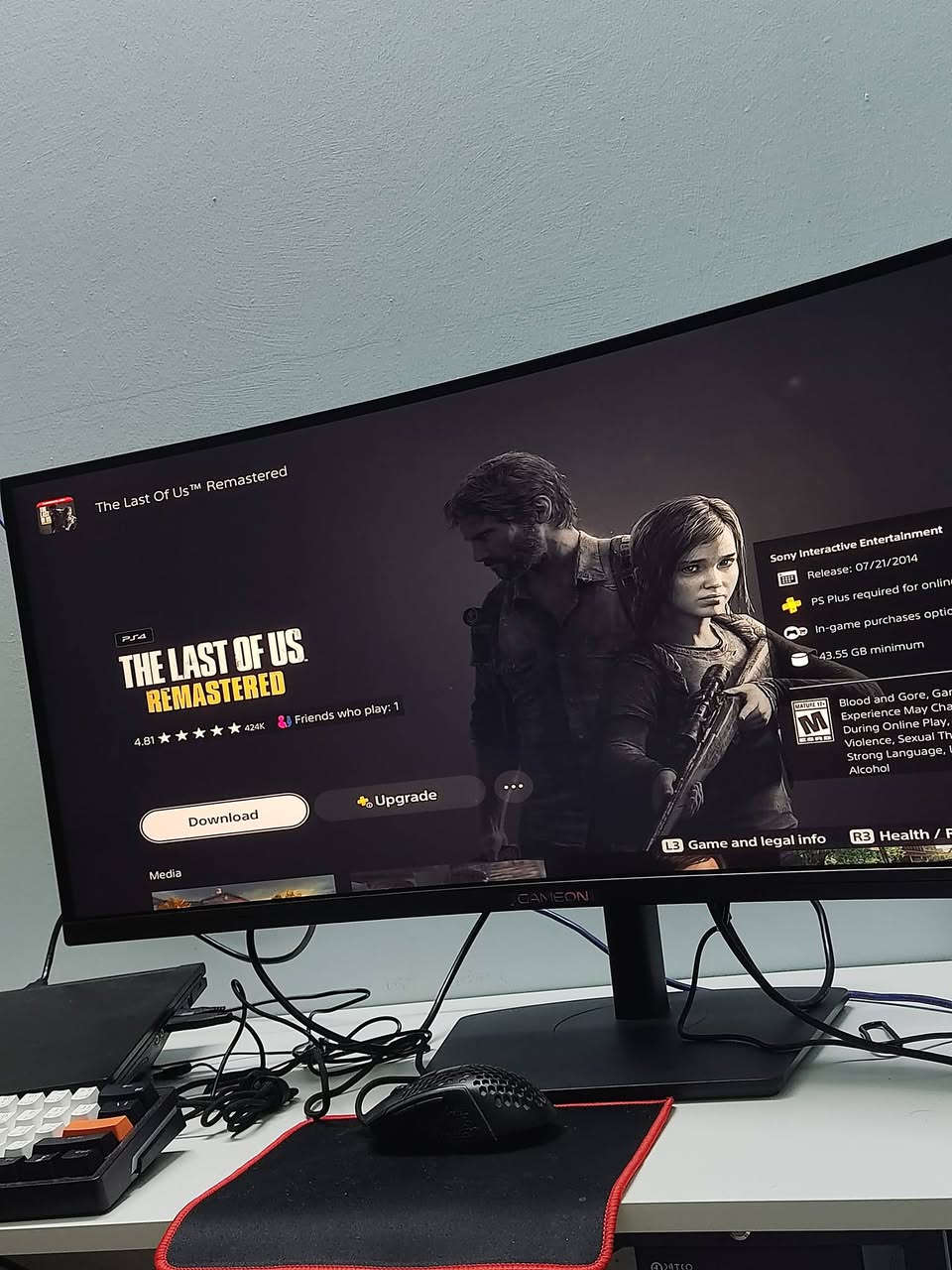 السلام عليكم 

قيموا سعره

محتويات الجهاز 

اشتراك لشهر 6 بلس

مجموعة كبيرة من الالعاب الدائمية 

لعبة Forza Horizon 5
لعبة Red dead Redemption 2 
لعبة GTA V 
لعبة The Wicher 3 
لعبة Assassin's Creed Origins 
لعبة assassin's Creed Valhalla 
لعبة Assassin's Creed Black Flag 
لعبة Assassin's Creed Rogue
لعبة Elden Ring
لعبة Far Cry 4 
لعبة Far Cry 6 
لعبة Need For Speed Heat
لعبة A plague Tale Innocence
لعبة God of War III Remastered 
لعبة Uncharted 4
لعبة A plague Tale Requiem 
لعبة Ratchet and Clank Rift Apart
لعبة God of War Ragnarok 
لعبة The Last of Us 1 Remastered 
لعبة The Last of Us 2 Remastered
لعبة Minecraft
لعبة Horizon Forbidden West 
لعبة Call of Duty Modern Warfare 
لعبة Assassin's Creed III Remastered
لعبة The Long Dark 
لعبة WWE 2K25
لعبة Green Hell
لعبة  Cyberpunk 2077 
لعبة Bloodborne
لعبة Shadow of Colossus
لعبة Sack Boy A Big Adventure 
لعبة Daying Light 2  Stay Human
لعبة Astro Play Room 
لعبة AstroNeer
لعبة Ghost of Tsushima
لعبة Sleeping Dogs Definitive edtion
لعبة Mortal Kombat 11

لكن فيه عيب اما انا لا اعرف استخدامه لايلتقط Wifi الخاصة في المنزل لكن البعيدات يلتقطها 

اما عن طريق  كيبل Lan شغال 100/100

سبب البيع التحويل  الى PC


**إذا كنت صاحب هذا الإعلان وتريد حذفه لأي سبب، رجاءا أرسل رسالة إلى الدعم الفني**