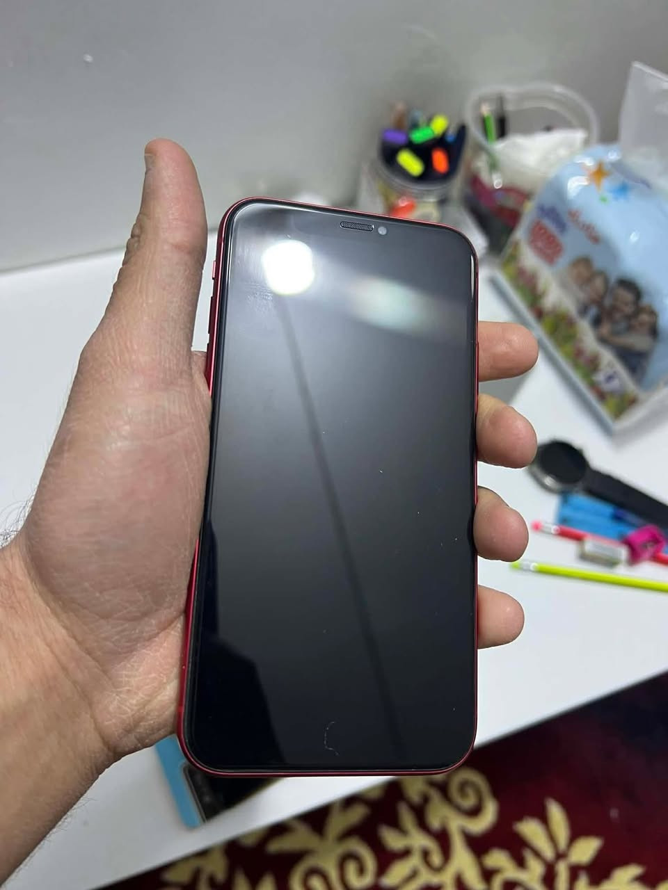 سلام عليكم ايفون١١
ذاكره١٢٨ جهاز مبدل بطاريه فقط
جهاز كلشي شغال علا اخر حبايه
سعر ٢٢٥ مكاني بغداد الشعب


**إذا كنت صاحب هذا الإعلان وتريد حذفه لأي سبب، رجاءا أرسل رسالة إلى الدعم الفني**