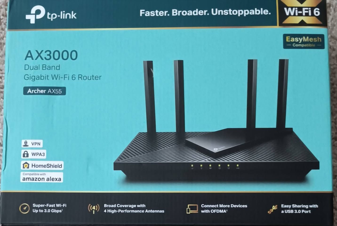 السلام عليكم. للبيع 
نانو صحن الجبير   مع واير 40 متر جديد اصلي مع راوتر ax55 البرو   وركزلي على الراوتر جديد قبل يوم شديته هو والواير  افضل راوتر حاليا موجود بالسوك يدعم 2.5 كيكا  يدعم وايفاي 6بس اهل المصلحه يعرفونه بس الراوتر  بسوك ب 90  منظومة كاملة

ب 150 الف

***********
