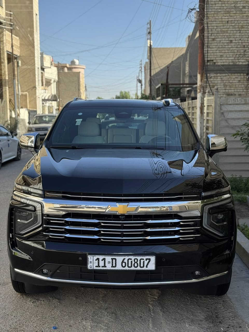 للبيع تاهو برايمر PREMIER خليجية موديل 25 اخت الزيرو ماشية 9 الف فقط  وكالة المنصور  بعدهة بالضمان رقم بغداد بأسمي كفالة عامة من كلشي ( لاشخط لابارد لا رصعة) اعلى مواصفات  ١/١:
شاشة كبيرة متصلة
جكات 
داتا شو (عرض على الجامة الامامية)
بانوراما
كامرات 5 محيطية 360 درجة
٣ شاشات
عدادات شاشة دجيتال
رادار امامي + تحديد مسار
رادار جانبي + نقط عمياء
دوسات كهرباء + انارة led
سستم صوت BOSE
ثلاجة
كشنات جلد ابيض خزن ميموري + هزاز كشن
تبريد تدفئة كشنات امامي + خلفي تدفئة
منافذ شحن usb,hdmi,typeC
ويل حجم ٢٢  كروم 
اشاير مري + مري شفط + هيتر مري
جنطة كهرباء + ستيرن كهرباء
سايد بريك بصمة
داخل بيجي + صاج ملكي
حساس امامي + خلفي
فور ويل
وباقي المواصفات المعروفة وكفالة عامة من كلشي والسعر 71 $ الف للاستفسار ***********
