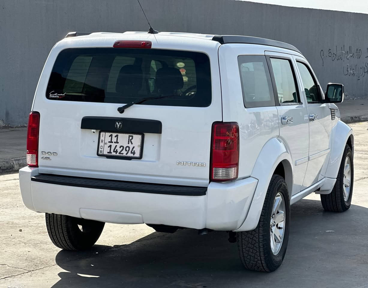 للبيع دوج نترو 2011 وارد امريكي واردها دعاميه اماميه وبيها نص قطعه صبغ ماشيه 133 الف حقيقي سياره جاهزه محرك 6 سلندر حدادية تبريد ثلج ويل رياضي سستم نيكل شاشه حساسات كامره طخم تاير رقم بغداد دولي للاستفسار *********** السعر 108 وبيها مجال بسيط مكانها بغداد شارع فلسطين
