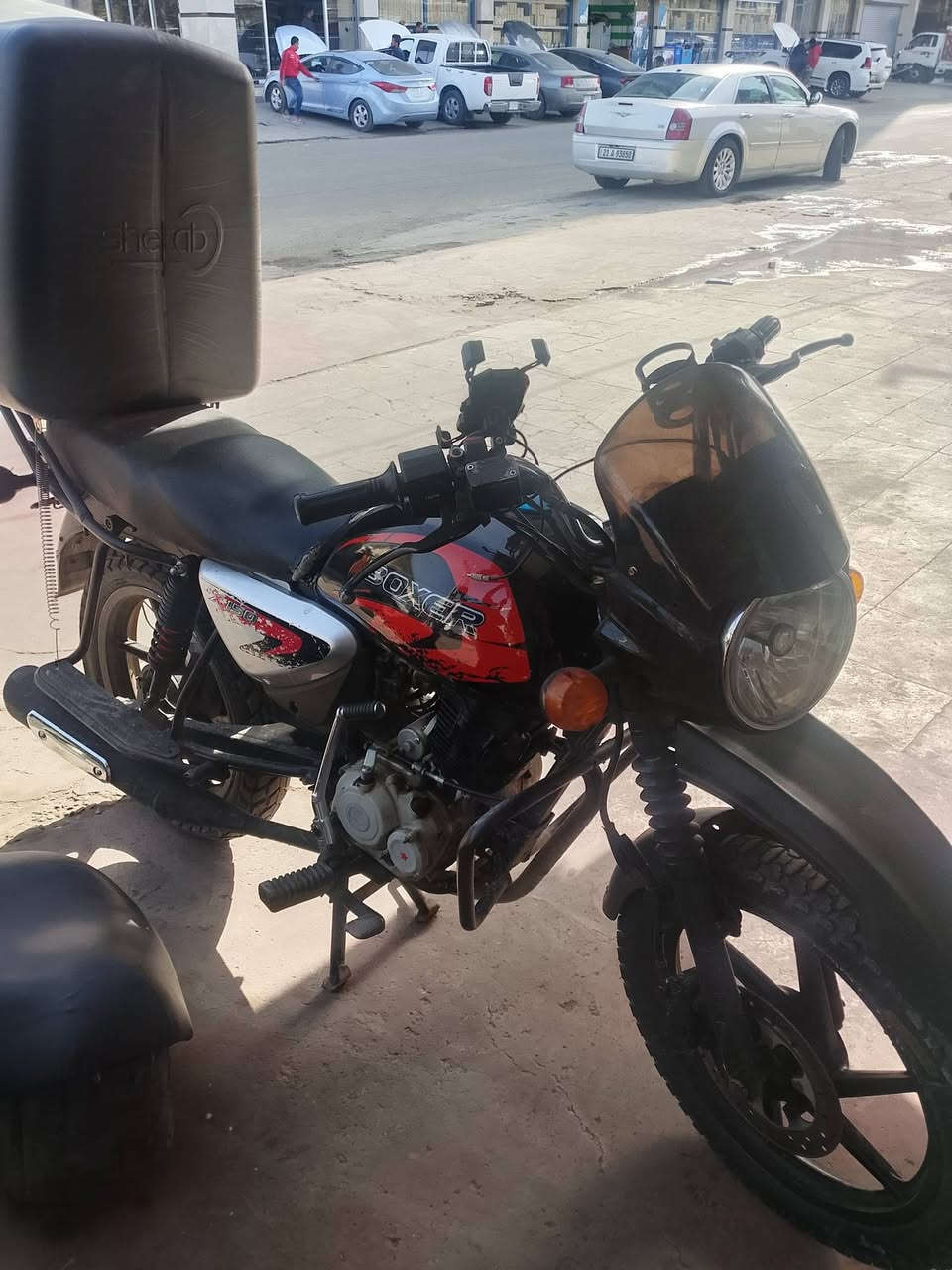 سلام عليكم بوكسر 21 الدراجه كهرباء كله شغاله سلف مابيه نقص مكاني بغداد سعره 700 متواجد واتساب ***********
