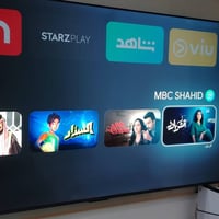 شاشه tcl p8k كيو لد h144 حجم ٧٥ استخدام اقل الشهرين جديده كارتونه موجو...