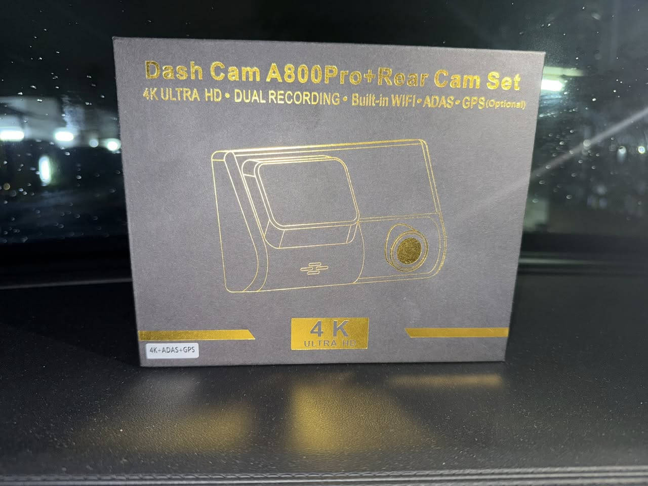 Dash cam 4k800 pro + للبيع اشتريتها او مرهمت على سيارتي
Byd 

سعرها ١١٥


**إذا كنت صاحب هذا الإعلان وتريد حذفه لأي سبب، رجاءا أرسل رسالة إلى الدعم الفني**