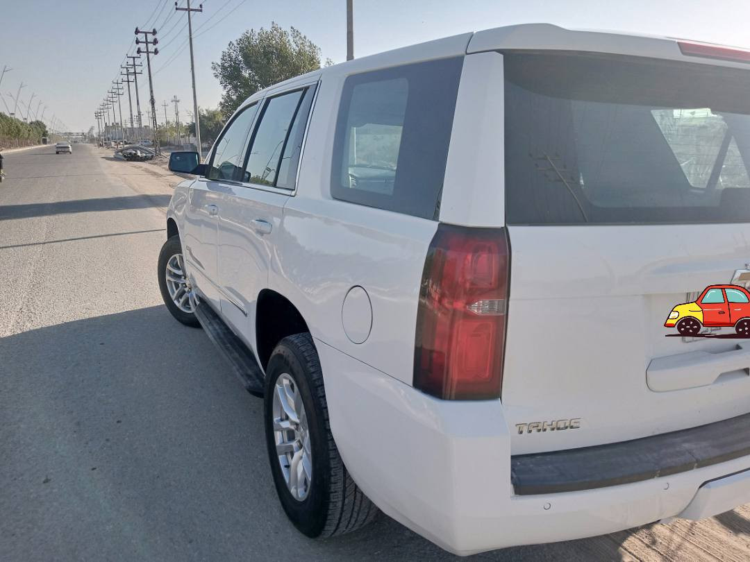 سلام عليكم
تاهو موديل 2018 وارد امريكي 
حادث 3قطع بأمريكا 
سياره نظيفه وجاهزه 
محرك وكير كفاله 
تحويل ثاني يوم بيع فقط 
مكينه 5300
البصره القرنه 
سعر280وبيه مجال 
   رقم***********
