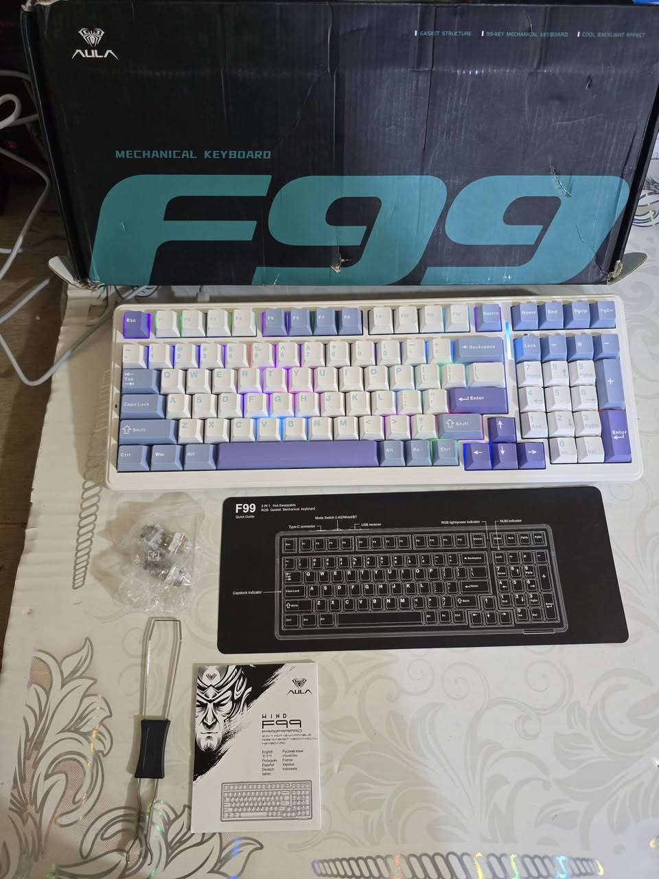 سلام عليكم ورحمة الله وبركاته 
من رخصة الادمن متوفر كي بورد f99 بهل جمال جديد غير مستخدم للمهتم حط سعر وبل العافية يم اعلة سعر ابيع يوجد توصيل


**إذا كنت صاحب هذا الإعلان وتريد حذفه لأي سبب، رجاءا أرسل رسالة إلى الدعم الفني**