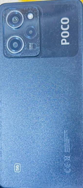 السلام عليكم 
جهاز للبيع 
Poco x5 Pro 5G
مواصفات  
معالج Snapdragon 778G 
 وشاشة AMOLED مقاس 6.67 بوصة بمعدل تحديث 120 هرتز
 وكاميرا خلفية رئيسية بدقة 108 ميجابكسل.
 يتميز ببطارية 5000 مللي أمبير وشحن سريع بقوة 67 واط،
 مع ذاكرة عشوائية تصل إلى 8+4 جيجابايت وتخزين 256 جيجابايت. 
النظافة 90%. 
لون اسود


**إذا كنت صاحب هذا الإعلان وتريد حذفه لأي سبب، رجاءا أرسل رسالة إلى الدعم الفني**