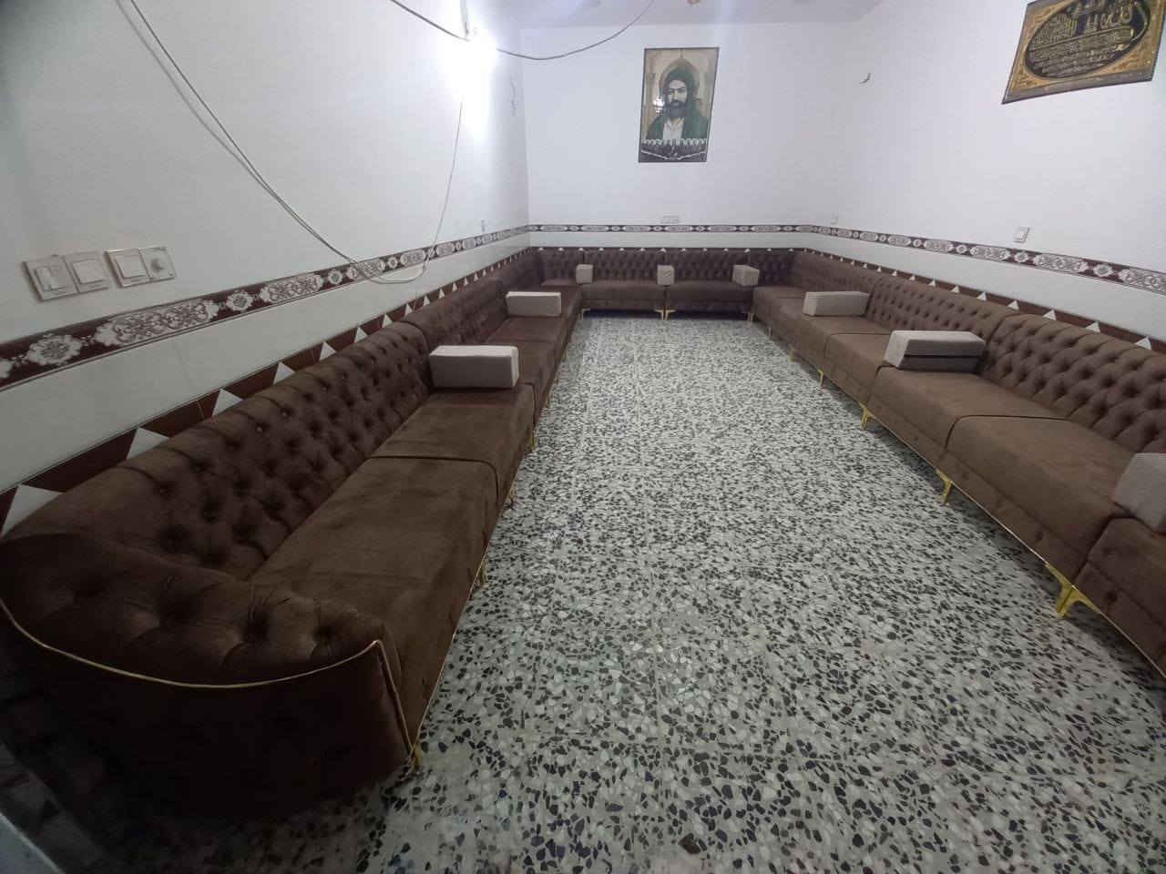 اللهم صلي عل محمد وال محمد 
تم تحهيز تخم ديوان عمل عراقي درجه اولي 
الى احد زبائننا الكرام
فصال ضمان خمس سنوات
الهيكل بلوك اسود 18 ملم
الاسفنج مميز اول ضمان خمس سنوات
١٠ سم مغطاه بطبقه بولستر
القماس قديفه تركي
الارجل حديد تركي 
مع ف
معمل ومنزليات الكرار  شارع المجمعات مقابل مجوهرات العكيلي

باداره كرار كاطع
***********
