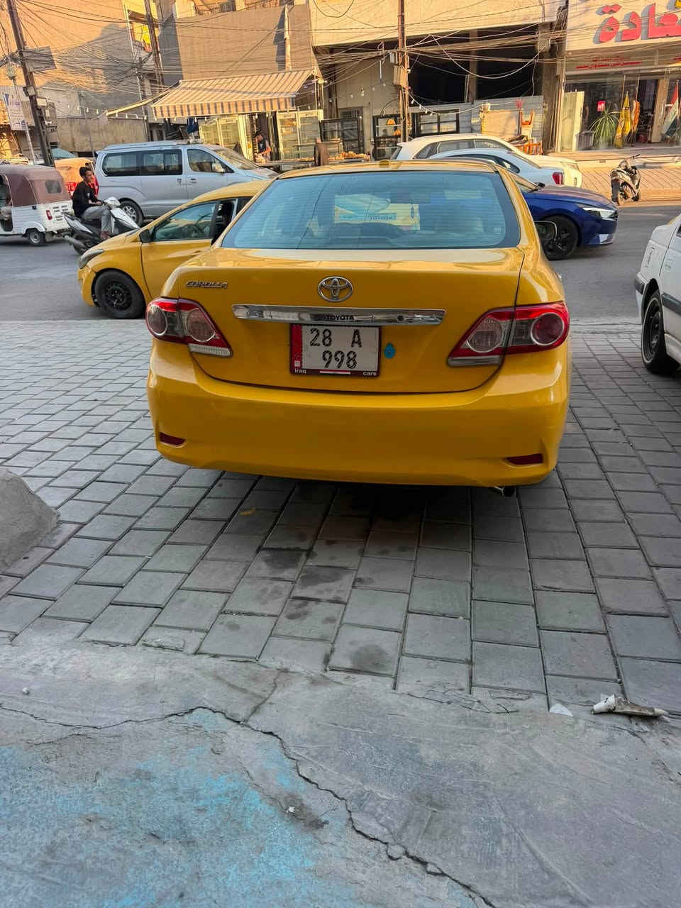 كورلا ٢٠١٠ رقم نجف انكليزي باسمي هزة جديدة مكينة كير تخم تاير تبريد تخم تاير صدر كله تمام سيارة جاهزة من جميع نواحي حادث جاملغ خلفي جهت السايق والأمامي هم بي سونار موجود بلمنشور وكلشي مذكور بي السعر ٦٧ ورقه مكاني بغداد الجديدة رقمي ***********
