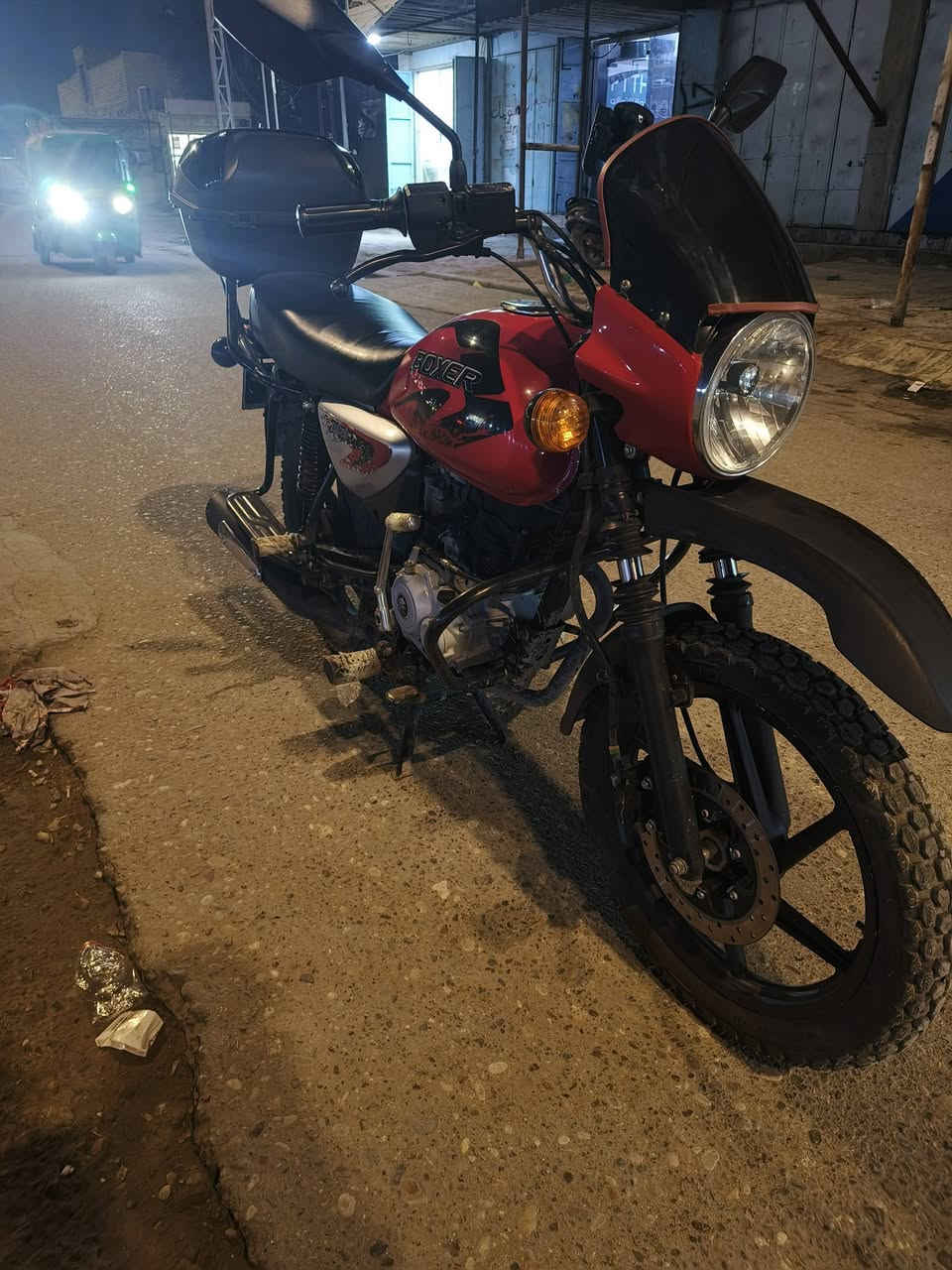 السلام عليكم
دراجة بوكسر للبيع موديل 22 مرقمة الدراجة ماناقصها شي المكان العماره الدبيسات السعر مليونين و 250 وبيها مجال هذا رقمي  *********** وموجود ع الفيس هم
