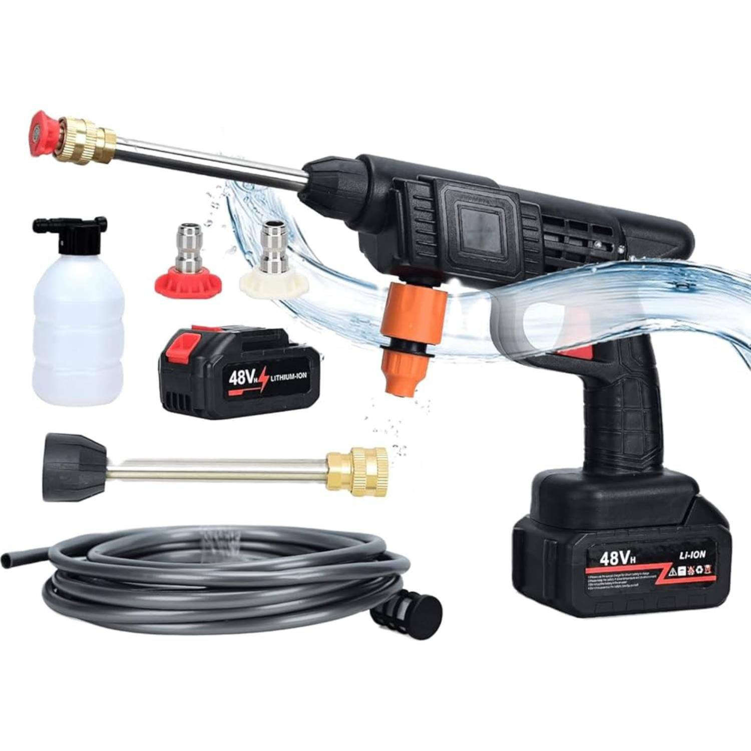 مسدس الغسيل اللاسلكي 48 فولت من Bihart هو أداة قوية ومحمولة للتنظيف السريع في أي مكان. يعمل ببطارية ليثيوم 48VF توفر وقت تشغيل جيد، ويمنح ضغط ماء يصل إلى 30 بار بفضل محرك 300 واط، ما يجعله قادرًا على إزالة الأوساخ العنيدة بسهولة. يأتي مع مجموعة فوهات متعددة تناسب مختلف الاستخدامات: غسل السيارات والدراجات، تنظيف الأرصفة والأثاث الخارجي، سقي الحدائق، وتنظيف الأسطح. كما يحتوي على فلتر مياه مدمج لحماية المضخة وإطالة عمر الجهاز. الملحقات: خرطوم 2 متر، فلتر، فوهات متنوعة، شاحن. الخلاصة: جهاز عملي، قوي، ومثالي للتنظيف في أي مكان بدون أسلاك 
السعر 29 مع التوصيل لجميع المحافظات


**إذا كنت صاحب هذا الإعلان وتريد حذفه لأي سبب، رجاءا أرسل رسالة إلى الدعم الفني**