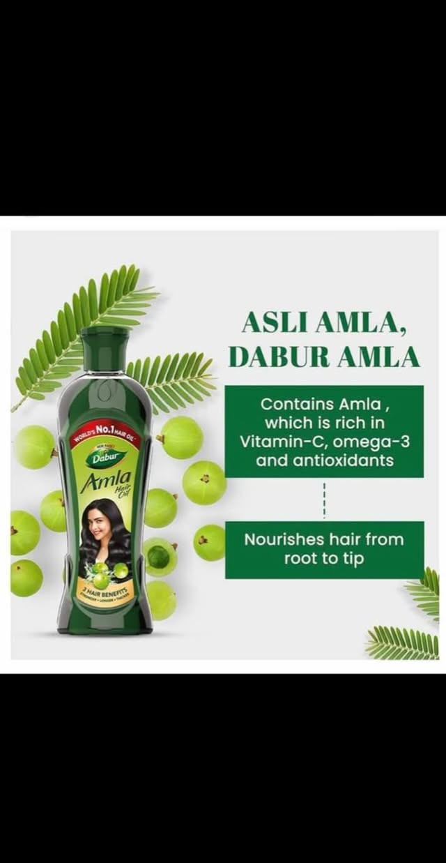 D⁨ زيت دابر أملا لتطويل  الشعرabur Amla Hair Oil🌿🌿

يعتبر من اهم وافضل الزيوت الهندية القديمة.

 يحتوي على خلاصة فاكهة الأملا. تُعرف الأملا بأنها ثمرة غنية بالعناصر الغذائية لشعرك. 

بفضل قوة الأملا التي تغذي فروة رأسك من الداخل، يُقوّي شعرك من الجذور إلى الأطراف. هذا يُساعد على منحك شعرًا كثيفًا وطويلًا وحريريًا.

يُعرف الأملا بنشاطه القوي في تعزيز نمو الشعر وبالتالي يُعتبر علاجًا عشبيًا قويًا لتساقط الشعر.
كما أن الأملا غنية بأوميغا 3 ومضادات الأكسدة وتحتوي على عناصر غذائية غنية للشعر مثل فيتامين سي والعفص والأحماض الأمينية التي تساعد في جعل شعرك أقوى.

يساعد زيت الشعر دابر أملا أيضًا في تقليل قشرة الرأس 
 

#دابر_املا_لشعر_حرير #زيت_شعر_للتطويل_والتنعيم_ويمنع_التساقط⁩
#الهندي الاصلي


**إذا كنت صاحب هذا الإعلان وتريد حذفه لأي سبب، رجاءا أرسل رسالة إلى الدعم الفني**
