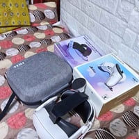 Meta quest 3s  128g نضافة 100% استعمال شهر فقط ملحقات كامله كارتون سوا...