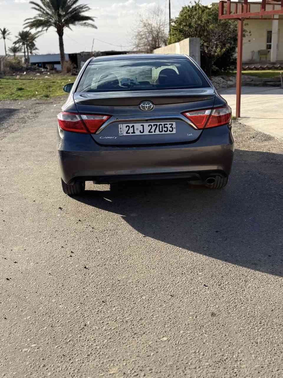 السلام عليكم
كامري للبيع 
2017 
ضرر قطعتين جاملغ وبنيد بدون دواخل 
تايرات جدد اصلي ياباني 
بلكات جدد اصلي 
رقم شمالي سليمانيه 
للاستفسار اكثر الاتصال على الرقم ***********
