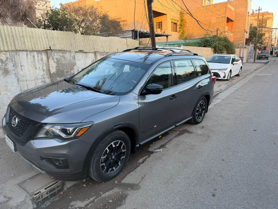 السلام عليكم
نيسان باثفايندر  ٢٠١٩ روك كريك 
مقاعد جلد روك كريك
٦ سلندر ٣٥٠٠  
فور ويل 
ماشيه ٧٥ الف كيلو متر
بصمه 
تشغيل عن بعد
٧ راكب
كامره خلفيه
٣ قطع تبريد
تبريد منفصل 
Carplay and android auto 
تدفئه كشنات وستيرن 
حساسات محيطيه 
نقطه عمياء
حادثه صندوك خلفي مصبوغ فقط الصندوك
السياره كامله وبحاله ممتازه 
رقم بغداد باسمي
السعر ١٩٠ ورقه 
مكان السياره بغداد المشتل 
***********
