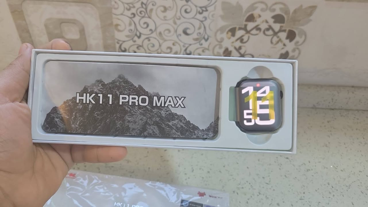 السلام عليكم 
ساعه hk11 pro max للبيع
مستخدمه يومين مواصفاتها معروفه ابحث وشوف
السعر 35 ألف هيه بل سوك 40 45 ألف 
لأستفسار ***********
ع تأميم

