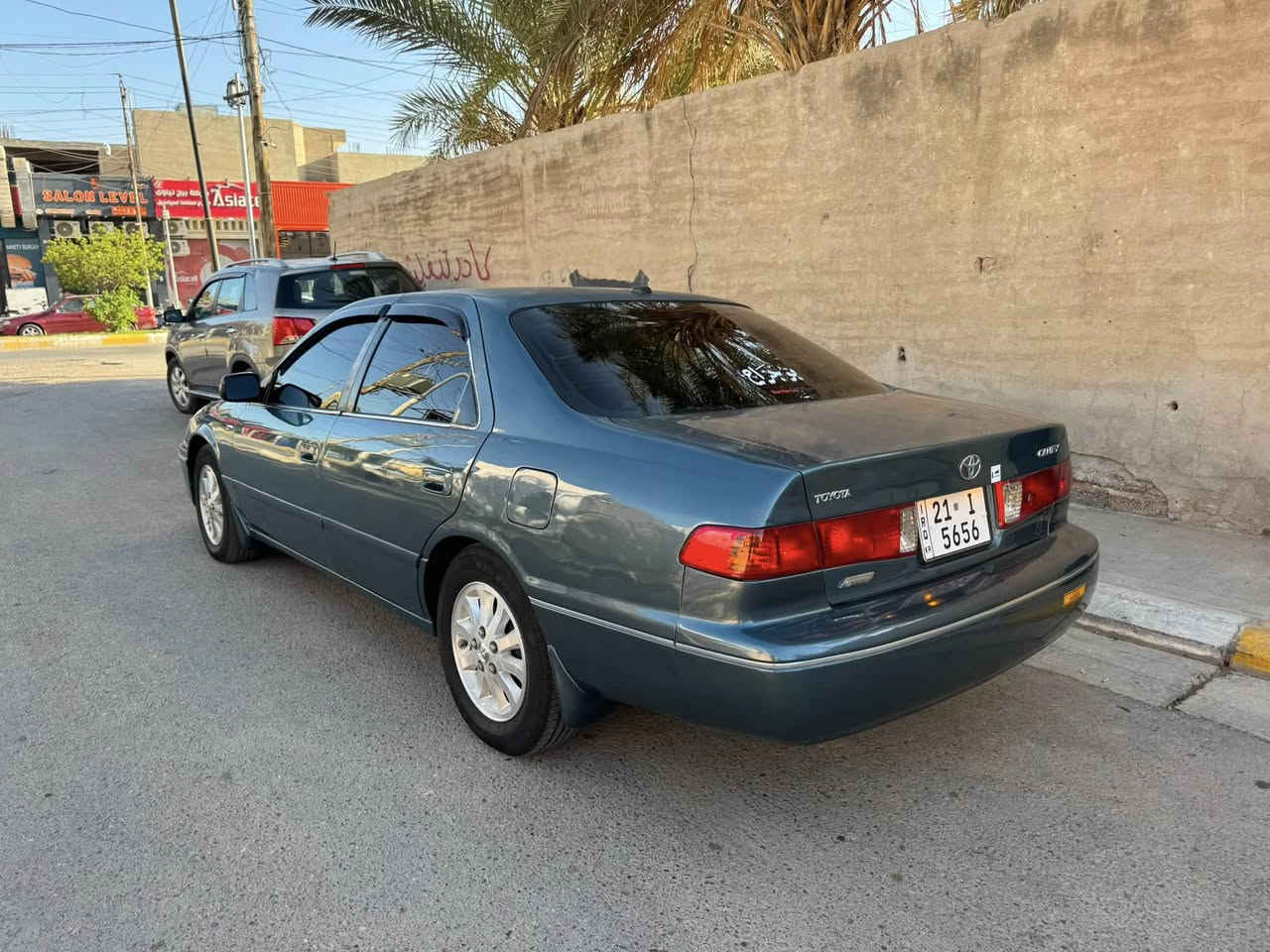 كامري موديل 2000 وارد امريكي
السياره مصبوغه حزام للجماليه بدون اي ضربه وتبديل 
كير ومحرك بشرط لامفتوح ولاتنقيص ولا بخار ولا صوت 
تبريد تدفئه 
منضومه لايت نهار عدسات زارعهن درجة اولى
صدر امامي خلفي جديد 
باتري جديد 
منضومه البانزين بلكات نوزلات واير مجاول كله تبديل مال كصه عبوه البانزين 
كتاب تضليل جديد مسوي 
سنويه وهزه جديد
السياره نقص برغي واحد متلاكي بيه ترايها حيل حلو  
السعر 89 وبيه مجال بسيط والسوك كلشي تلاكي بي حته ب 50 
مكاني الانبار الفلوجه .
ملاحضه الرقم مو ويه السياره تاخذ غير رقم والك صافي واذا تحب هيه والرقم ماكو اي مشكله

رقمي ***********
