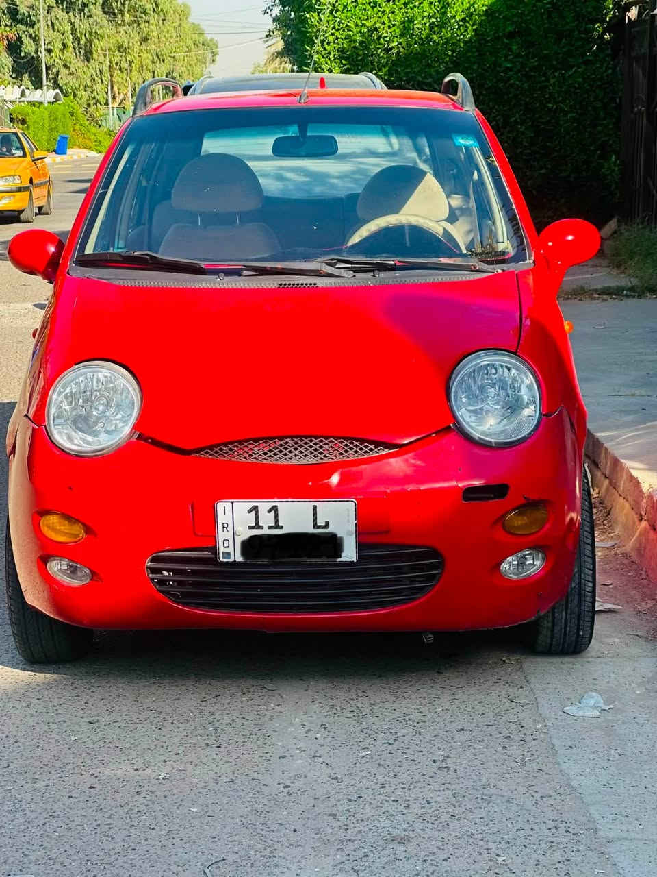 QQ2012🇨🇳
كيو كيو بغداد رقم انكليزي للبيع موديل2012 ماشيه100
تخم تاير جديد باتري  جديد  تبريد كير اوتو مكينه مكفولات السياره كامله باب خلفي صبغ فقط  
مكانها اليرموك 30 وبيها مجال 
***********

