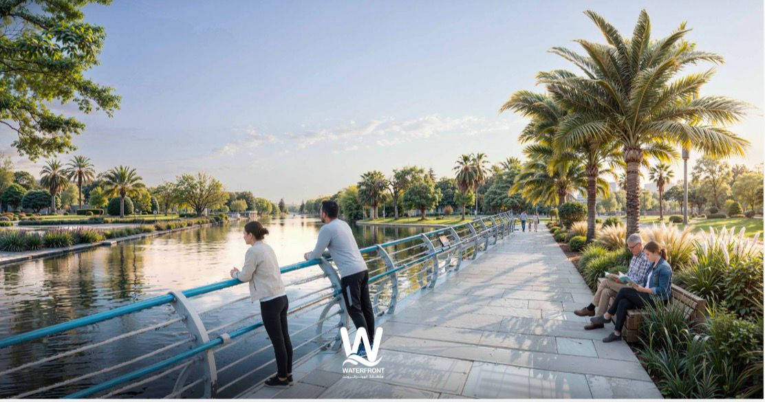 Waterfront Budoor ✨
أول مدينة ذكية في العراق بواجهة نهرية بطول 2 كم.

مشروع سكني على مساحة 1.3 مليون م² مع 45٪ مساحات خضراء ونهر يتوسطه ممشى جميل وخدمات متكاملة.

📍 موقع مميز قرب Baghdad International Airport وبجوار American University of Baghdad.

🏡 مساحات الوحدات: 250م | 300م | 400م.

وحدات جاهزة للسكن وأخرى استلام قريب.
فرصة للعيش والاستثمار في واحدة من أرقى مناطق بغداد.

للاستفسار 0774 818 9599
