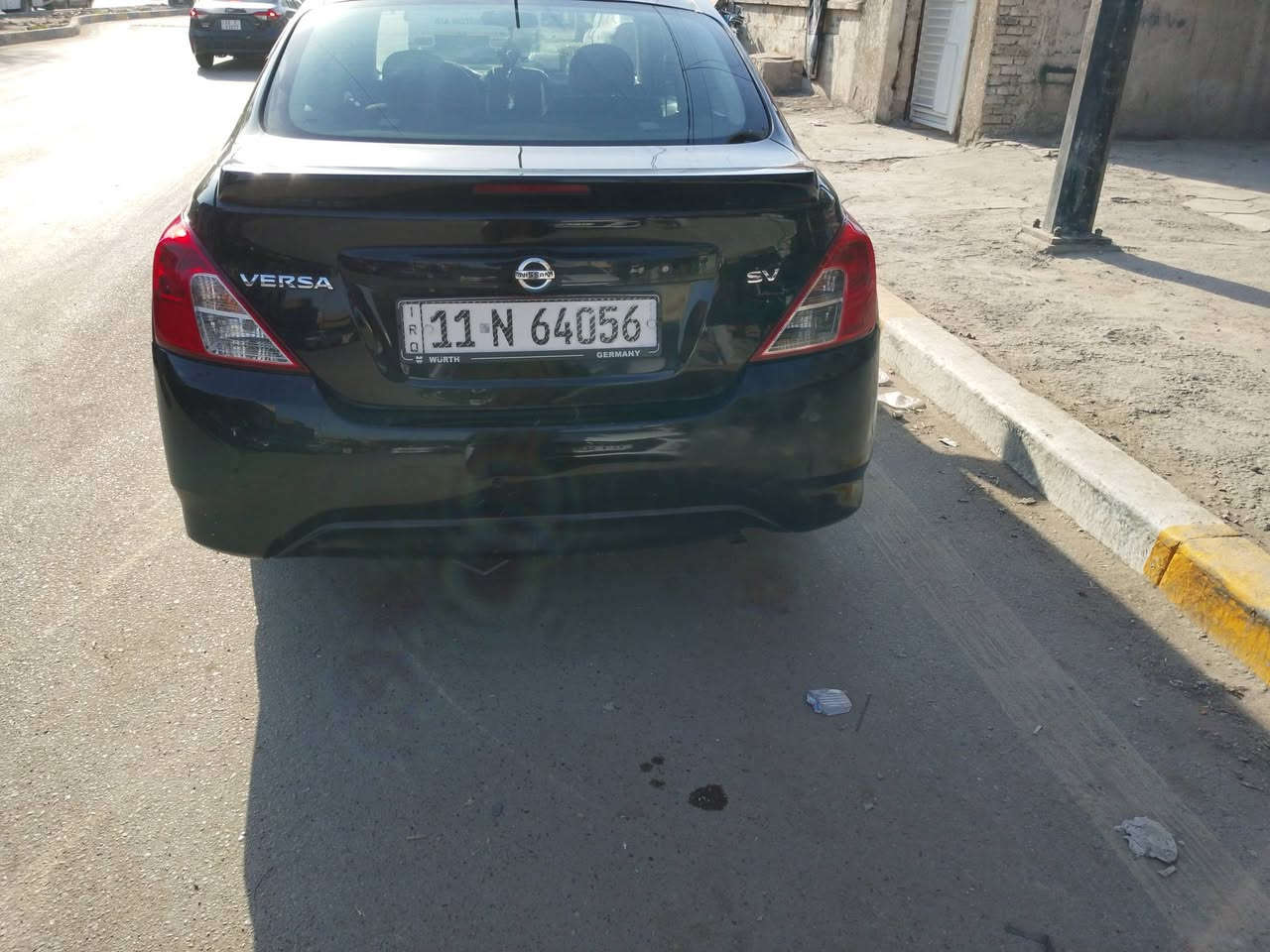 السلام عليكم سيارة نيسان فيرسا موديل 19 اب اسمي عنواني بغداد السيارة مبدل بيهة جاملغين الامامية وباب الصدر اليمنه السيارة مكفولة من ضربة الدواخل السعر النهائي 82ورقة الشراي يتصل ع الرقم *********** غير متواجد ع الفيس والوات ساب
