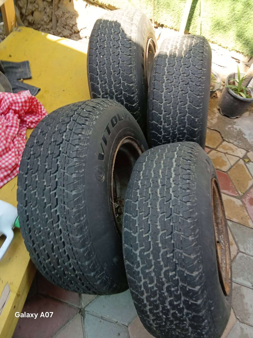 للبيع
تخم ويل او تخم تاير حجم

 15..70..255 للبيع

الويل عمل عرضه 30سم 8 براغي سايز واحد السعر 400 الف دينار 

مكانهم بغداد
للتواصل *********** بي وتس اب
