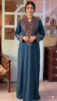 دراعه كشمير • تطريز ستراس • مقاسات L XL 2XL