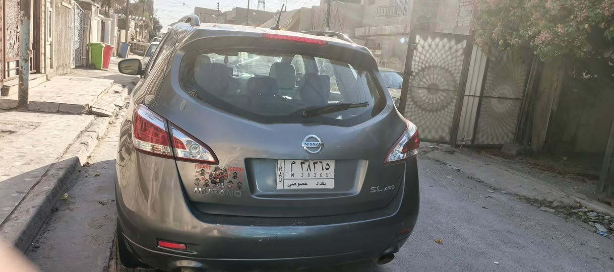 نيسان مورانو ٢٠١٢ 
٦ سلندر ٣٦٠٠ 
فول مواصفات sl 
بانوراما جلد شاشه ، تبريد قطعتين جنطه شفط كهرباء 
السياره تخم تاير صدر وباتري كله جديد بدون صبغ بدون بارد 
مكاني بغداد الدوره بيع او مراوس بموديل احدث او باثفندر الشكل ١٥ 
*********** السعر ٨٥
