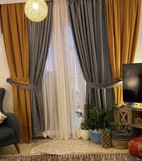 كاوتر • طباخ بدون فرن • ستائر